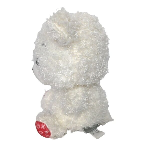 Hallmark Cuddles To Share White Valentine's Day White Bear Stuffed Animal 7.5" - Picture 4 of 6